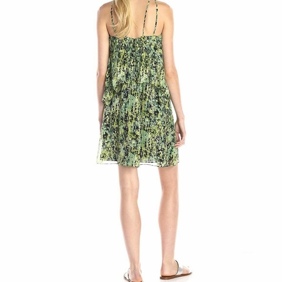 BCBG size XS dress in green and black. a line dress. Above the knee - Picture 2 of 8